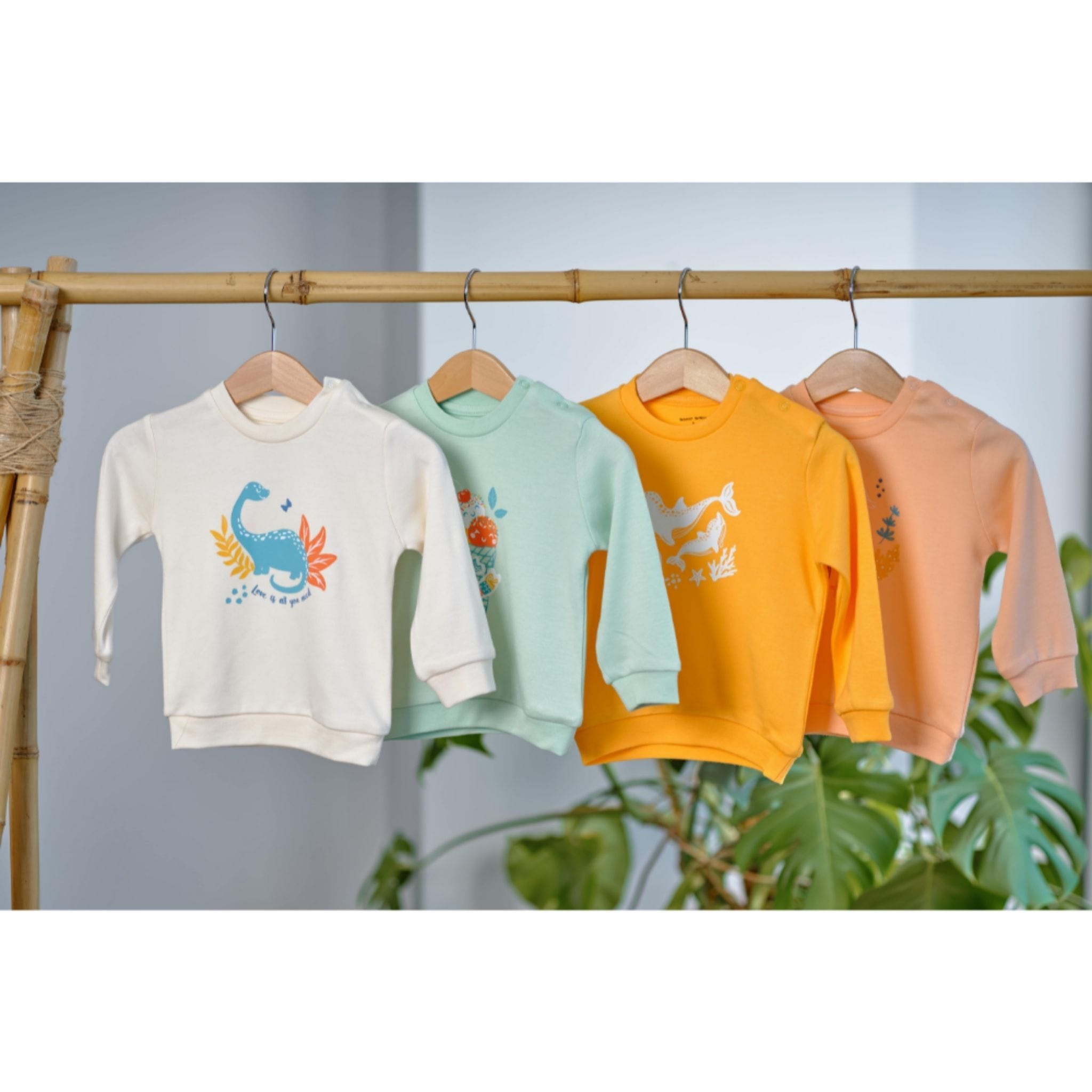 Seahorse Organic Bamboo Baby Sweatshirt